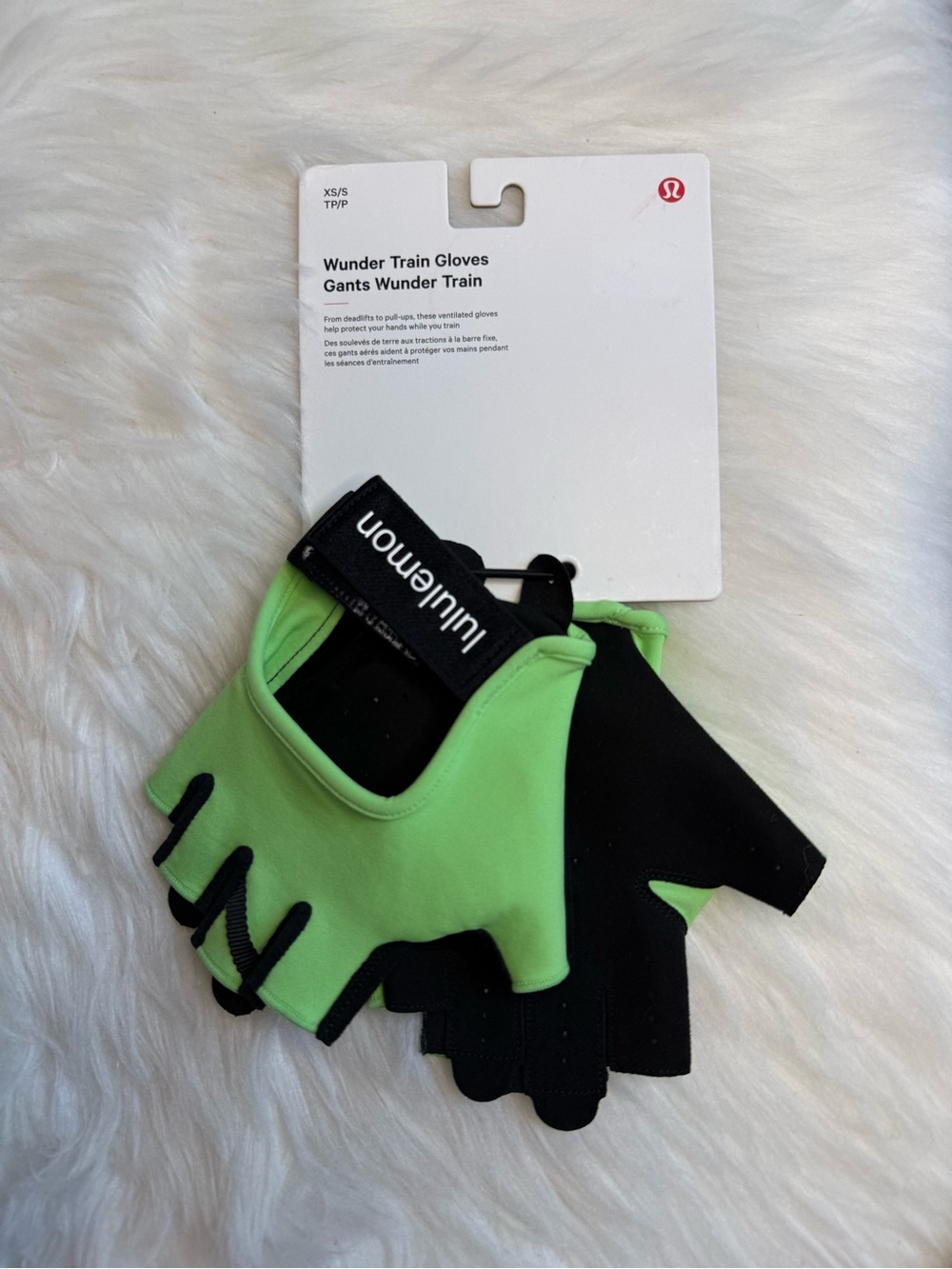 Lululemon Wunder Train Gloves Size XS/S SCGL BLK New